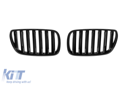 Grile rinichi negre potrivite pentru BMW X3 E83 2007-2010 Performance AutoTuning