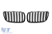Grile rinichi cromate/gri potrivite pentru BMW X3 E83 2007-2010 Performance AutoTuning