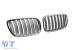 Grile rinichi cromate/gri potrivite pentru BMW X3 E83 2007-2010 Performance AutoTuning