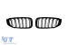 Grile rinichi cu nervuri duble vopsite în negru, potrivite pentru BMW Seria 3 GT F34 2013-2016 Performance AutoTuning