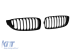Grile de rinichi negre potrivite pentru BMW Seria 4 F32, F33, F36 2013-2021 cu fante unice Performance AutoTuning