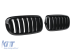 Grile rinichi negre potrivite pentru BMW X5 F15 2013-2018, X6 F16 2014-2019 Performance AutoTuning