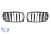 Grile rinichi cromate/gri potrivite pentru BMW X5 F15 2013-2018, X6 F16 2014-2019 Performance AutoTuning