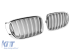 Grile rinichi cromate/gri potrivite pentru BMW X3 F25 2014-2017, X4 F26 2014-2018 Performance AutoTuning