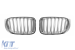 Grile rinichi cromate/gri potrivite pentru BMW X3 F25 2014-2017, X4 F26 2014-2018 Performance AutoTuning