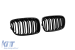 Grile rinichi cu nervuri duble, lac negru tip M1, potrivite pentru BMW Seria 1 F20 cu 5 uși, F21 cu 3 uși 2011-2015 Performance AutoTuning