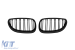 Grile rinichi negre mate tip M5 potrivite pentru BMW Seria 5 E60 sedan, E61 break 2004-2010 Performance AutoTuning