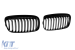 Grile rinichi negre potrivite pentru BMW Seria 2 F45, F46 după 2014 cu fante unice Performance AutoTuning