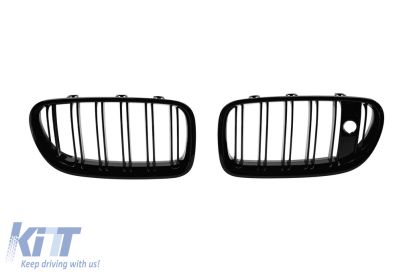 Baterii cu nervuri duble vopsite în negru, potrivite pentru BMW Seria 5 F10 sedan, F11 break 2013-2017 pentru modelul cu Night Vision Performance AutoTuning