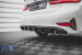 Difuzor Maxton Design potrivit pentru bara spate standard a BMW Seria 3 G20 sedan, G21 break după 2018, lac negru Performance AutoTuning