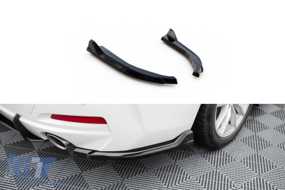 Extensii laterale Maxton Design potrivite pentru bara spate a BMW Seria 3 G20 sedan, G21 break după 2022, lac negru Performance AutoTuning