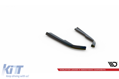 Extensii laterale Maxton Design potrivite pentru bara spate a pachetului M BMW G20, G21 după 2022, lac negru Performance AutoTuning