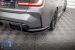 Extensii laterale Maxton Design versiunea 2 pentru bara spate a BMW M3 G80 după 2021, lac negru Performance AutoTuning