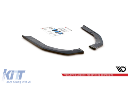 Extensii laterale Maxton Design versiunea 2 pentru bara spate a BMW M3 G80 după 2021, lac negru Performance AutoTuning