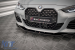 Spoiler Maxton Design versiunea 3 potrivit pentru bara frontală M la BMW Seria 4 Gran Coupe G26 după 2021, lac negru Performance AutoTuning