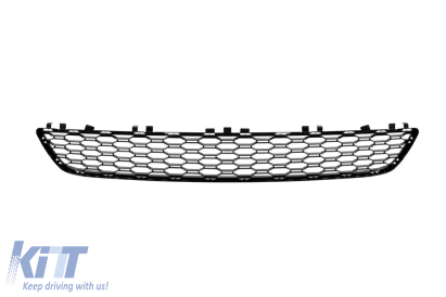 Grilaj central potrivit pentru bara frontală M Technik pentru BMW Seria 5 G30 sedan, G31 break după 2017 fără deschidere pentru ACC Performance AutoTuning