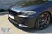 Spoiler Maxton Design versiunea 2 potrivit pentru bara de protecție M Technik frontală pe BMW Seria 5 F10, F11 după 2011, lac negru Performance AutoTuning