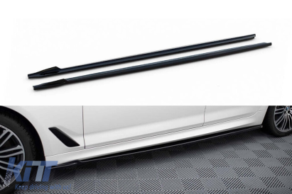 Adăugiri Maxton Design versiunea 2 potrivite pentru BMW Seria 5 G30 sedan, G31 break 2017-2023, lac negru Performance AutoTuning