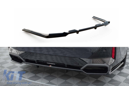 Spoiler Maxton Design versiunea 1 potrivit pentru bara de protecție M din spate pe BMW Seria 5 G60 după 2023, lac negru Performance AutoTuning
