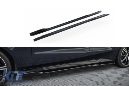 Aditive Maxton Design versiunea 1 potrivite pentru BMW Seria 5 G60 cu pachet M după 2023, lac negru Performance AutoTuning