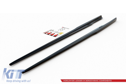 Aditive Maxton Design pentru praguri BMW M850I G15 după 2018, lac negru Performance AutoTuning