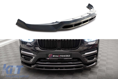 Spoiler Maxton Design potrivit pentru bara din față a BMW X3 G01 2017-2021, lac negru Performance AutoTuning