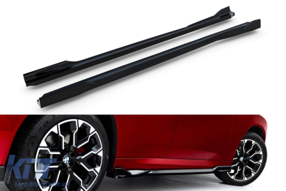 Aditive Maxton Design pentru praguri BMW X3 G45 cu pachet M după 2024, lac negru Performance AutoTuning