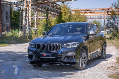 Adăugiri Maxton Design tip M Technik potrivite pentru pragurile BMW X4 G02 după 2018, lac negru Performance AutoTuning
