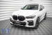 Spoiler Maxton Design versiunea 1 potrivit pentru bara de protecție M frontală pe BMW X6 G06 după 2019, lac negru Performance AutoTuning