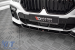 Spoiler Maxton Design versiunea 1 potrivit pentru bara de protecție M frontală pe BMW X6 G06 după 2019, lac negru Performance AutoTuning