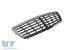 Grilă crom/neagră potrivită pentru Mercedes C-Class W203 2000-2004 Performance AutoTuning