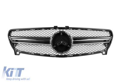 Grilă crom/neagră tip A Design A45 potrivită pentru Mercedes Clasa A W176 2015-2018 Performance AutoTuning