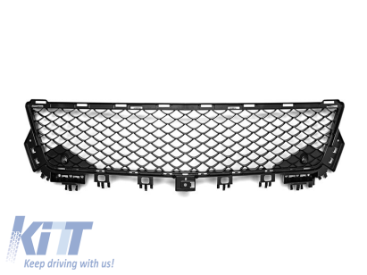 Grilaj mediu potrivit pentru bara de protecție frontală A Design tip C63 pentru Mercedes Clasa C W204 2011-2014 Performance AutoTuning