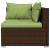 Set mobilier de grădină cu perne, 7 piese, maro, poliratan GartenMobel Dekor