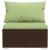 Set mobilier de grădină cu perne, 7 piese, maro, poliratan GartenMobel Dekor