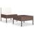Set mobilier relaxare grădină cu perne 2 piese maro poliratan GartenMobel Dekor