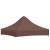 Acoperiș pentru cort de petrecere, maro, 2 x 2 m, 270 g/m² GartenMobel Dekor