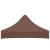 Acoperiș pentru cort de petrecere, maro, 2 x 2 m, 270 g/m² GartenMobel Dekor