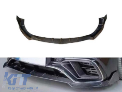 Spoiler din carbon potrivit pentru bara frontală S63 a Mercedes S-Class Coupe C217 2017-2020 Performance AutoTuning