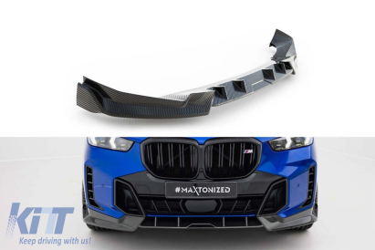 Spoiler din carbon Maxton Design potrivit pentru bara din față a BMW X5 G05 cu pachet M după 2023 Performance AutoTuning