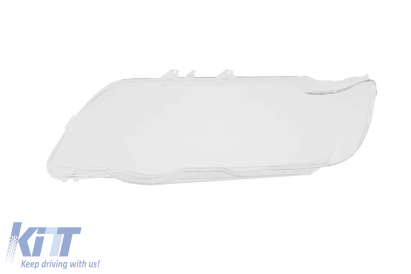 Sticlă stângă pentru faruri potrivită pentru BMW X5 E53 2000-2003 Performance AutoTuning