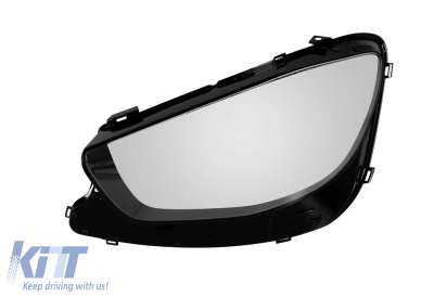 Sticlă stângă pentru faruri, potrivită pentru Mercedes E-Class W213, S213 2021-2023 Performance AutoTuning