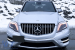Grilă tip GT crom/neagră potrivită pentru Mercedes GLK X204 2013-2015 Performance AutoTuning