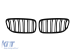 Grile rinichi tip M3 cu nervuri duble, lac negru potrivit pentru BMW Seria 3 E90 sedan, E91 break 2008-2012 Performance AutoTuning