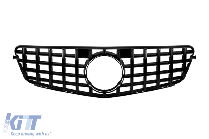 Grilaj tip GT lacuit negru potrivit pentru Mercedes C-Class W204 sedan, break, coupe 2007-2014 Performance AutoTuning