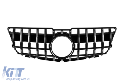 Grilă tip GT crom/neagră potrivită pentru Mercedes GLK X204 2008-2012 Performance AutoTuning