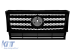 Grilaj negru lucios cu 3 lamele potrivit pentru Mercedes G-class W463 1990-2018 Performance AutoTuning