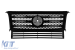 Grilaj negru lucios cu 3 lamele potrivit pentru Mercedes G-class W463 1990-2018 Performance AutoTuning