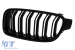 Grile rinichi cu două lamele, lucioase, negre, potrivite pentru BMW Seria 3 F30 Sedan, F31 Touring 2011-2019 Performance AutoTuning