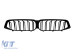 Grile rinichi cu nervuri duble vopsite în negru, potrivite pentru BMW Seria 6 GT G32 după 2020 Performance AutoTuning
